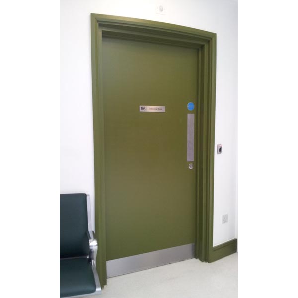 Paint Grade Doorset for a Curved Wall within the Library at Clapham One, London