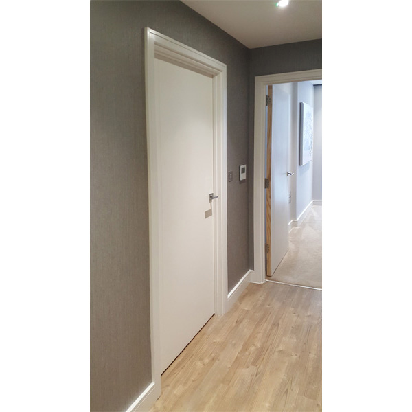 Smooth White Foil Doors at Nine Elms Point, London