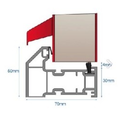 Low 50x70x30mm Threshold
