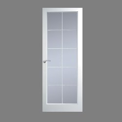 Manhattan 10 Light Chrome Leaded