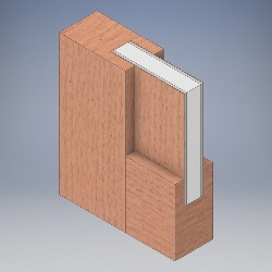 Solid Timber with Veneered MDF Composite Panels - FD60