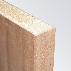 Plywood Face, Softwood Framed, TubeCore, Lipped Long Edges (Exposed) - FD30