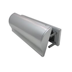 PAS24 Letterplate - Polished Silver